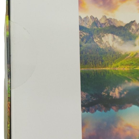 Cardinal Colorful Summer Sunrise 500 Piece Jigsaw Puzzle Landscape Mountain Lake - Picture 7 of 8